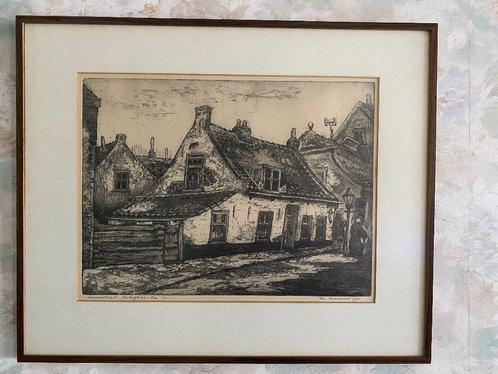 Ets  ,   Bas   Haasnoot   .  1929 - 2013, Antiek en Kunst, Kunst | Etsen en Gravures, Ophalen of Verzenden
