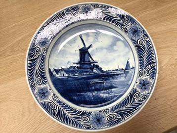 Delfts blauw wandbord beschikbaar voor biedingen