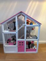 Poppenhuis compleet, Kinderen en Baby's, Speelgoed | Poppenhuizen, Ophalen, Zo goed als nieuw, Poppenhuis