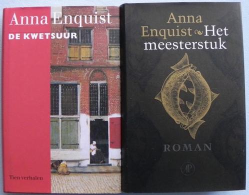 Anna Enquist het meesterstuk en de kwetsuur, 2 stuks, Boeken, Literatuur, Gelezen, Nederland, Ophalen of Verzenden