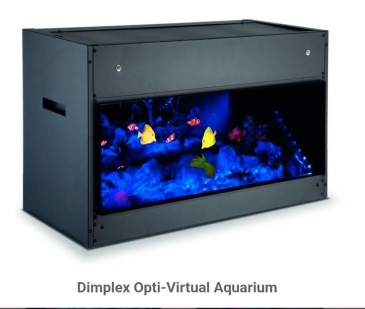 Prachtige Dimplex elektrische aquarium LED 3D opti-Virtial, Dieren en Toebehoren, Vissen | Aquaria en Toebehoren, Zo goed als nieuw