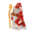Het Muizenhuis knuffelmuis Sinterklaas 12cm, Overige typen, Nieuw, Ophalen of Verzenden, Info@bezigebijtjezzz.nl