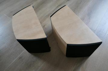 KEF Q2DS Dipool speakerset lichtbeuken fineer beschikbaar voor biedingen