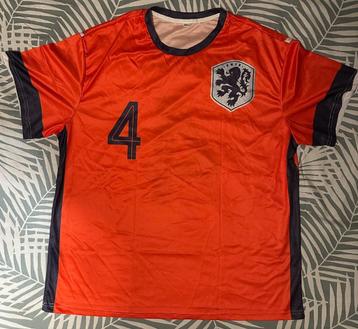 Virgil van Dijk oranje NL elftal shirt 3XL of 4XL NIEUW beschikbaar voor biedingen