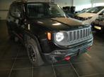JEEP RENEGADE  2.4  AUTOMAAT  4X4 TRAILHAWK BJ 2015, Auto diversen, Schadeauto's, Zwart, SUV of Terreinwagen, Benzine, 2400 cc