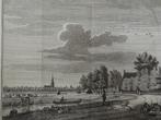 Gravure Franeker van Schalsum te zien, graveur Dirk de Jong, Verzenden