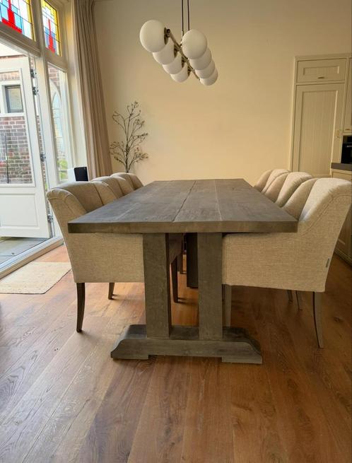 Eettafel 200 - 220 en 260 Landelijk Hoffz Aura Peeperkorn, Huis en Inrichting, Tafels | Eettafels, Zo goed als nieuw, 50 tot 100 cm