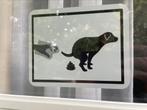 Raamsticker ‘hondenpoep opruimen’ 15 x 12 cm, Dieren en Toebehoren, Verzenden, Nieuw