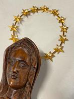 Antiek kroon 12 sterren stenen verguld italy kerk, Antiek en Kunst, Ophalen of Verzenden