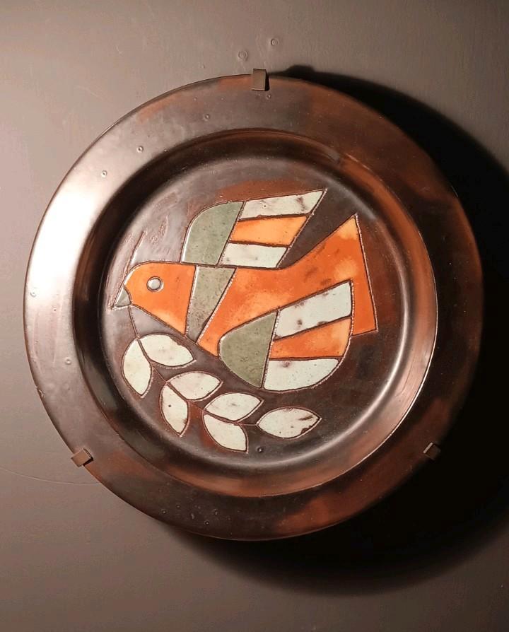 Steengoed sierbord, Henk Potters, gesigneerd, Antiek en Kunst, Antiek | Keramiek en Aardewerk, Ophalen of Verzenden