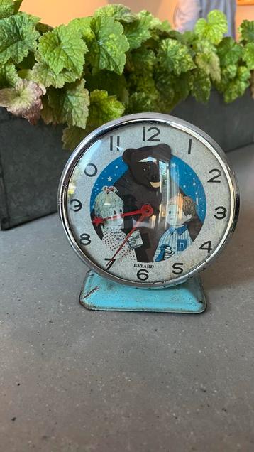 Vintage Bayard Wekker met Kinderillustratie beschikbaar voor biedingen