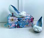 Witten glitterhakken met strikje maat 37, Kleding | Dames, Schoenen, Ophalen of Verzenden, Nieuw