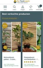 Vrucht en Notenbomen  | walnoot pekan hazel amandel pawpaw, Tuin en Terras, Planten | Fruitbomen, Lente, In pot, Ophalen of Verzenden
