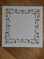 Geborduurde opleg kaart basiskaart kerst, Hobby en Vrije tijd, Kaarten | Zelf maken, Ophalen of Verzenden, Zo goed als nieuw, Kerst