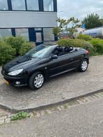 Peugeot 206 1.6 16V CC Roland Garros AUT 2003 Zwart, 4 cilinders, Cabriolet, 4 stoelen, Zwart