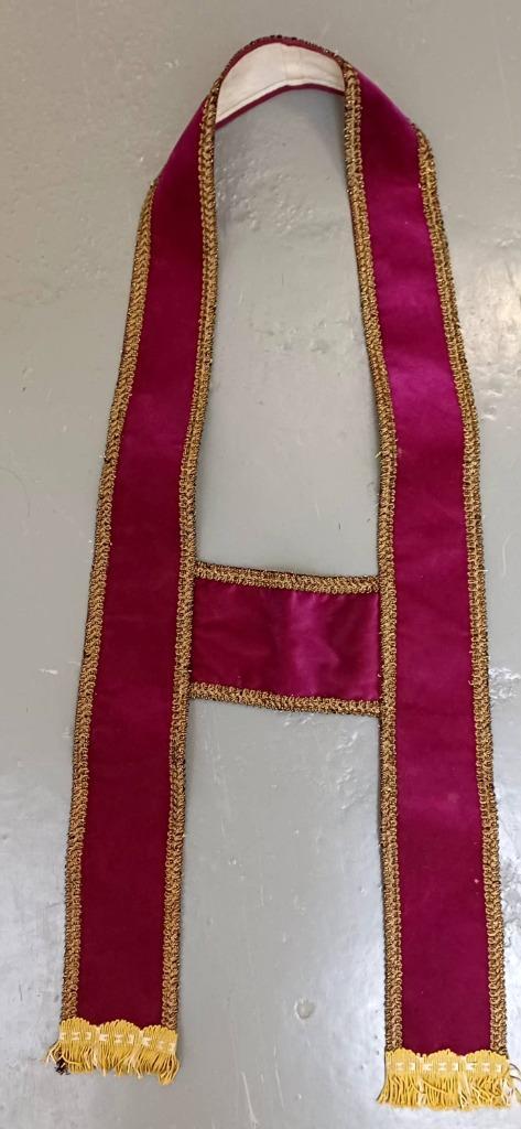 Stola purper, Antiek en Kunst, Antiek | Kleding en Accessoires, Ophalen of Verzenden