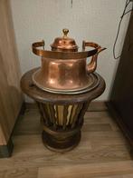 Koperen Ketel met Houten Onderstel, Ophalen