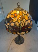 Glas in lood Tiffany lamp, Huis en Inrichting, Lampen | Tafellampen, Ophalen, Glas, Tiffany, Minder dan 50 cm