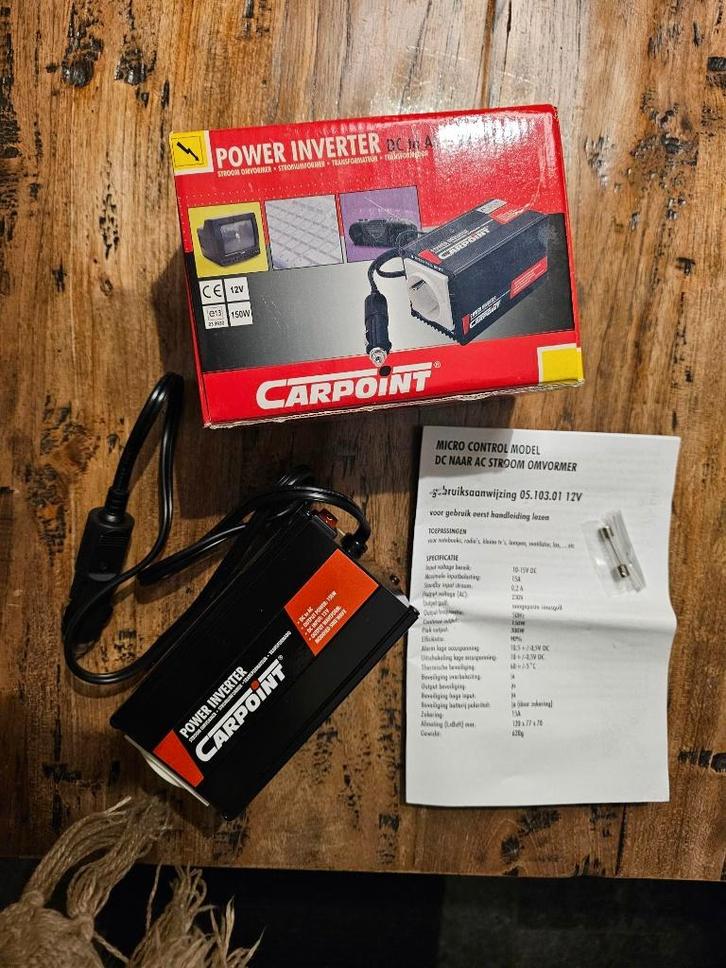 Auto stroom omvormer  12 volt naar 220 volt 150 watt, Auto diversen, Auto-accessoires, Nieuw, Ophalen