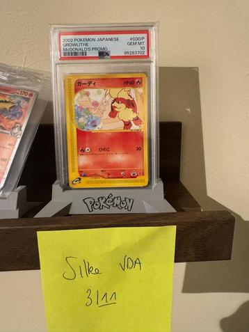 Growlithe 2003 Expedition McDonalds Promo PSA10 beschikbaar voor biedingen
