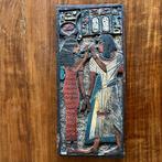 Oude tegel met Egyptische voorstelling, Antiek en Kunst, Antiek | Wandborden en Tegels, Ophalen of Verzenden