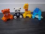 Duplo dierentrein, Kinderen en Baby's, Speelgoed | Duplo en Lego, Ophalen of Verzenden, Zo goed als nieuw, Complete set, Duplo