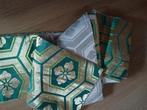 Traditionele Japanse obi hanhabaobi silver green, Ophalen of Verzenden