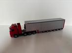 Tekno 6-assige Meusberger trailer met WSI volvo FH03 8x4, Hobby en Vrije tijd, Modelauto's | 1:50, Ophalen of Verzenden, Zo goed als nieuw