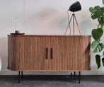Olivine Lenn dressoir 140 x 45 NIEUW, Ophalen, Met deur(en), 100 tot 150 cm, Eikenhout