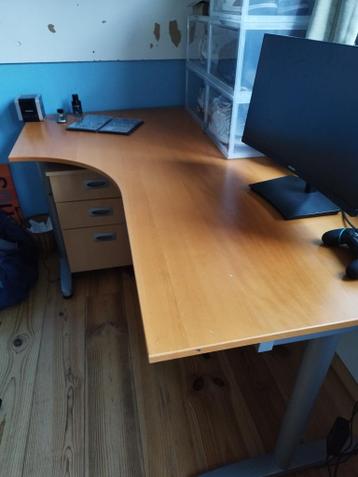hoekburo ikea galant - afbeelding 2