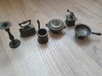 LET OP >> 6x  prachtige antieke tinnen miniaturen €8 !!, Antiek en Kunst, Antiek | Tin, Ophalen of Verzenden