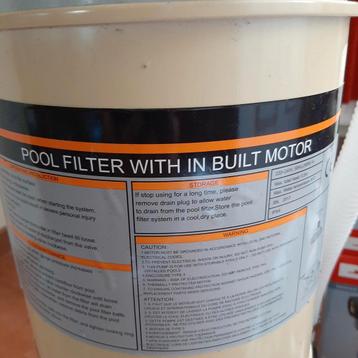 Pomp filter  beschikbaar voor biedingen