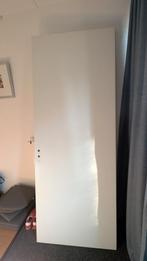 Witte binnen deur, Ophalen, 80 tot 100 cm, 215 cm of meer, Binnendeur
