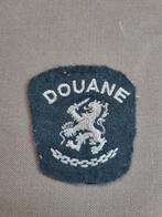 Oud mouwembleem DOUANE, Verzamelen, Ophalen of Verzenden, Landmacht, Nederland, Embleem of Badge