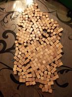 Gratis veel houten kleine blokjes, Hobby en Vrije tijd, Ophalen of Verzenden, Minder dan 500 stukjes, Schaken