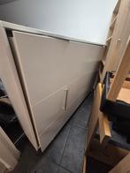 Uitklapbaar bed, Eenpersoons, Zo goed als nieuw, Hout, 140 cm