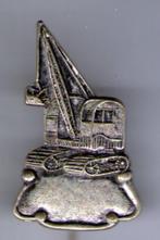Dragline zilverkleurig graafmachine speldje ( G_226 ), Verzamelen, Verzenden, Nieuw, Transport, Speldje of Pin