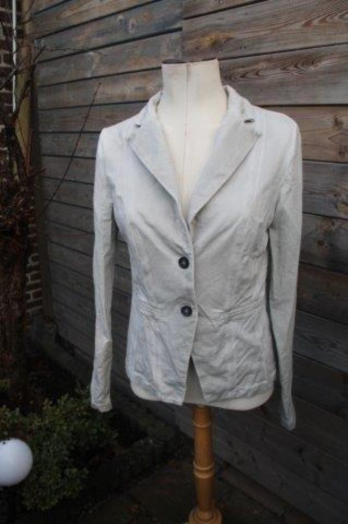 Vest/ Jasje beige Jane Lushka mt M Vaste prijs AANBIEDING, Kleding | Dames, Jasjes, Kostuums en Pakken, Zo goed als nieuw, Jasje