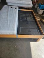 180x200  type 2000  deelbaar  electrische  m1  auping, Huis en Inrichting, Slaapkamer | Bedden, Verstelbaar, Bruin, Tweepersoons