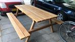 NIEUWE PICKNICKTAFEL Hardhout 2 m lang, Nieuw, Rechthoekig, Hout, Ophalen