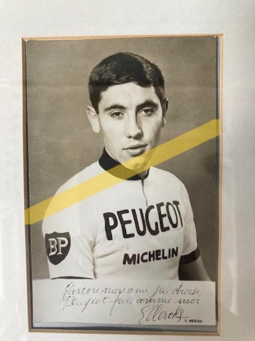 wielerfoto Eddy Merckx. Tour de France. De Kannibaal, Sport en Fitness, Wielrennen, Zo goed als nieuw, Overige typen, Ophalen of Verzenden