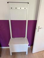 Hemnes kapstok met handige opberg kastje, Gebruikt, 150 tot 200 cm, Hout, Ophalen