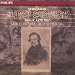 Schumann Beaux Arts Trio Piano quartet CD, Ophalen of Verzenden, Romantiek, Gebruikt, Kamermuziek