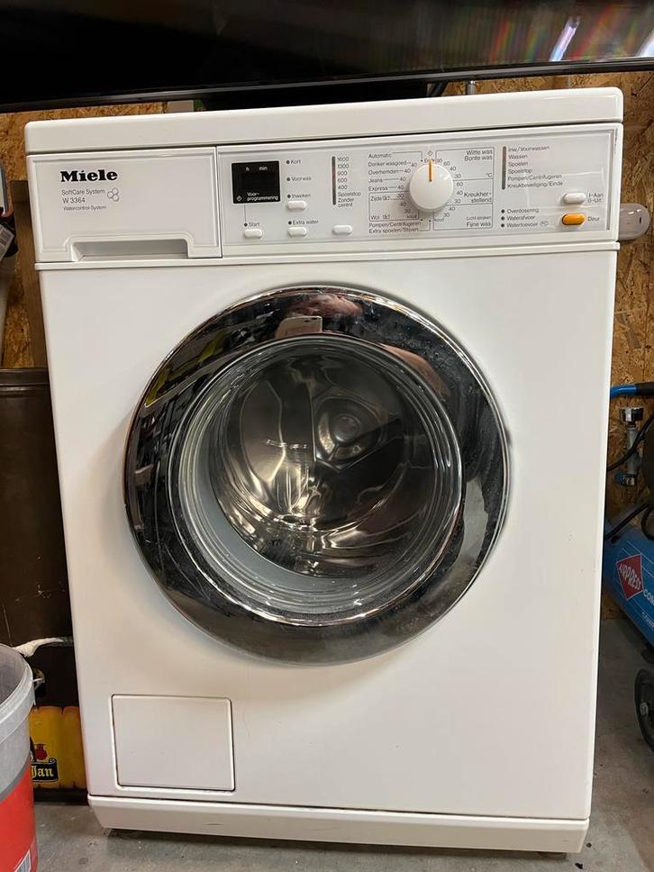 Miele W3364 Wasmachine - Topkwaliteit!, Witgoed en Apparatuur, Wasmachines, Gebruikt, Voorlader, 6 tot 8 kg, 85 tot 90 cm, 1200 tot 1600 toeren