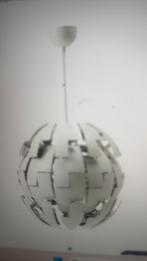 Ikea  hanglamp wit/ zilverkleur, Huis en Inrichting, Lampen | Hanglampen, Ophalen of Verzenden, Zo goed als nieuw, Minder dan 50 cm