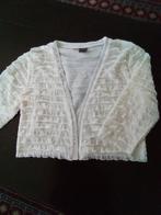 Kort overjasje, vestje, bolero, hesje. Mt 36 of 176. Ivoor, Ophalen of Verzenden, Zo goed als nieuw, Maat 36 (S)