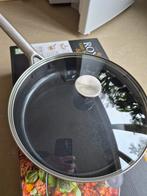 Royal Van Kempen & Begeer Hapjespan 28cm, Ophalen of Verzenden, Zo goed als nieuw, Rvs, Keramische plaat