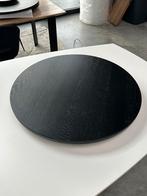 Draaiplateau/ borrelplank XL - 75 cm - ZWART, Ophalen of Verzenden, Nieuw