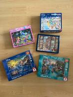 Disney Puzzels - 5 Stuks (1000 & 500), Hobby en Vrije tijd, Denksport en Puzzels, Ophalen of Verzenden, 500 t/m 1500 stukjes, Zo goed als nieuw