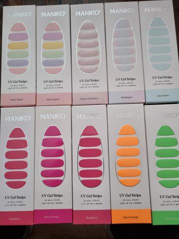 Maniko uv gel strips/verzenden mogelijk  beschikbaar voor biedingen